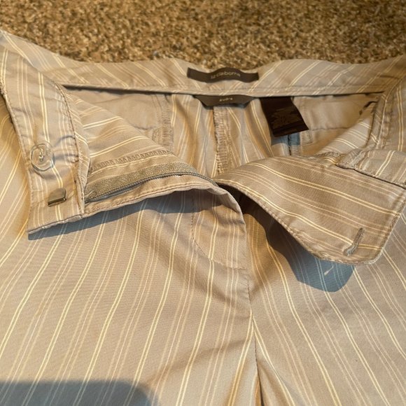 Liz Claiborne Gray Striped Boot Cut Pants - Picture 10 of 14